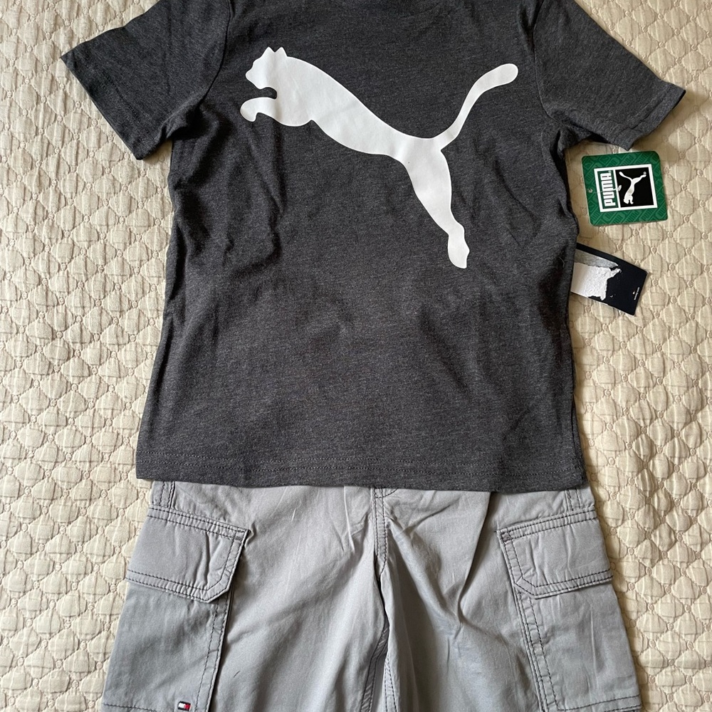 Jordan and Puma T-Shirts and Shorts Set - Picture 3 of 4
